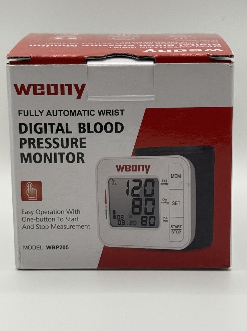 Weony Full Automatic Digital Blood Pressure Monitor